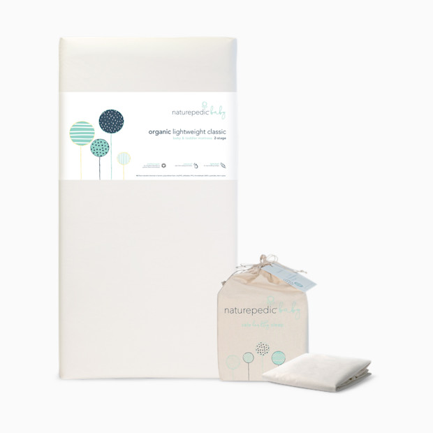 Naturepedic Organic 2-Stage Mattress & Cover Bundle.