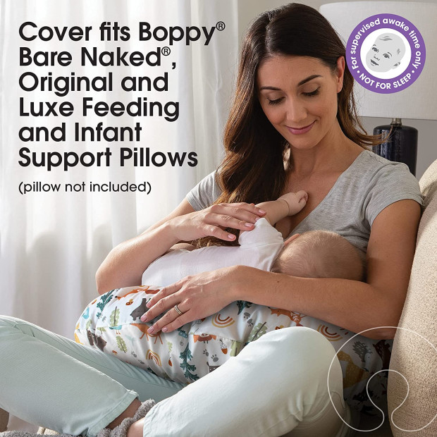 Boppy Original Nursing Pillow Cover - Spice Woodland.
