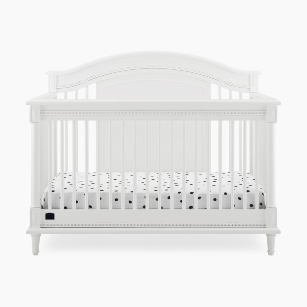Simmons Kids Juliette 6-in-1 Convertible Crib with Toddler Rail - Bianca White.