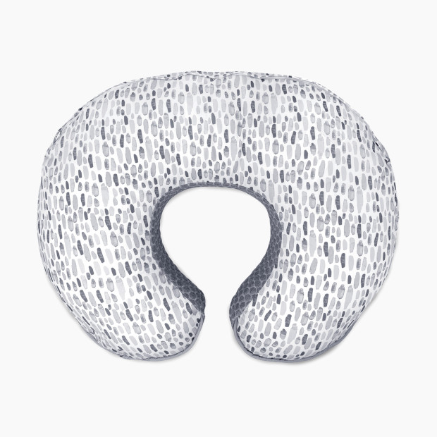 Boppy Luxe Support Nursing Pillow - Gray Brushstroke Pennydot.