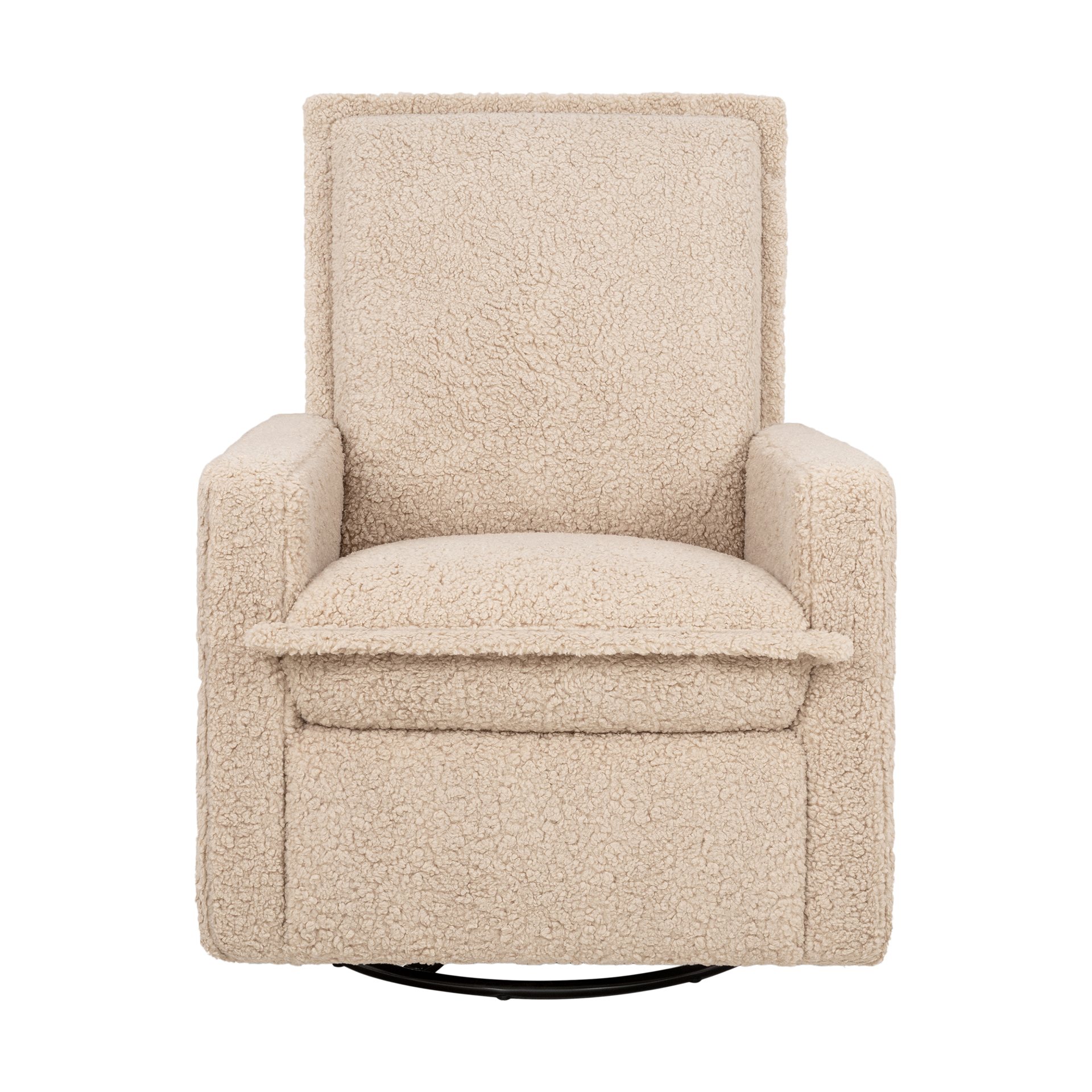 babyletto Cali Flange Recliner and Swivel Glider - Chai Shearling.