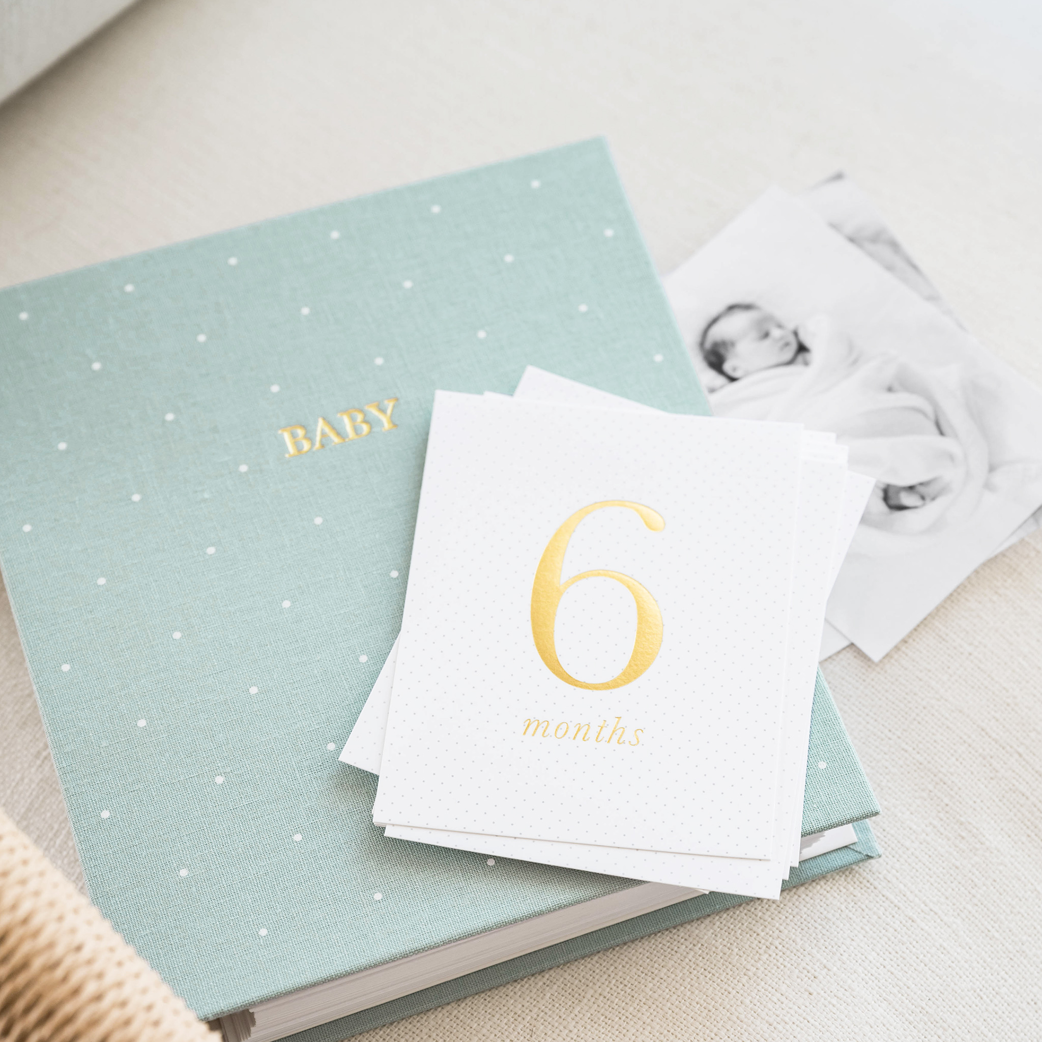 sugar paper Baby Book - Mist.