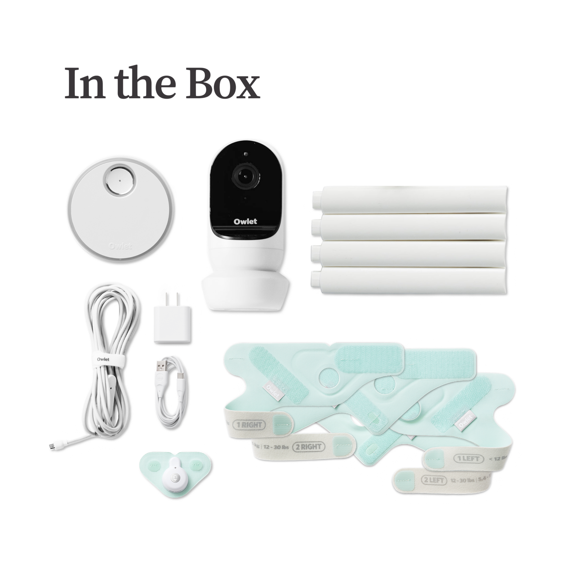 Owlet Dream Duo 2 Travel Bundle Smart Baby Monitor.