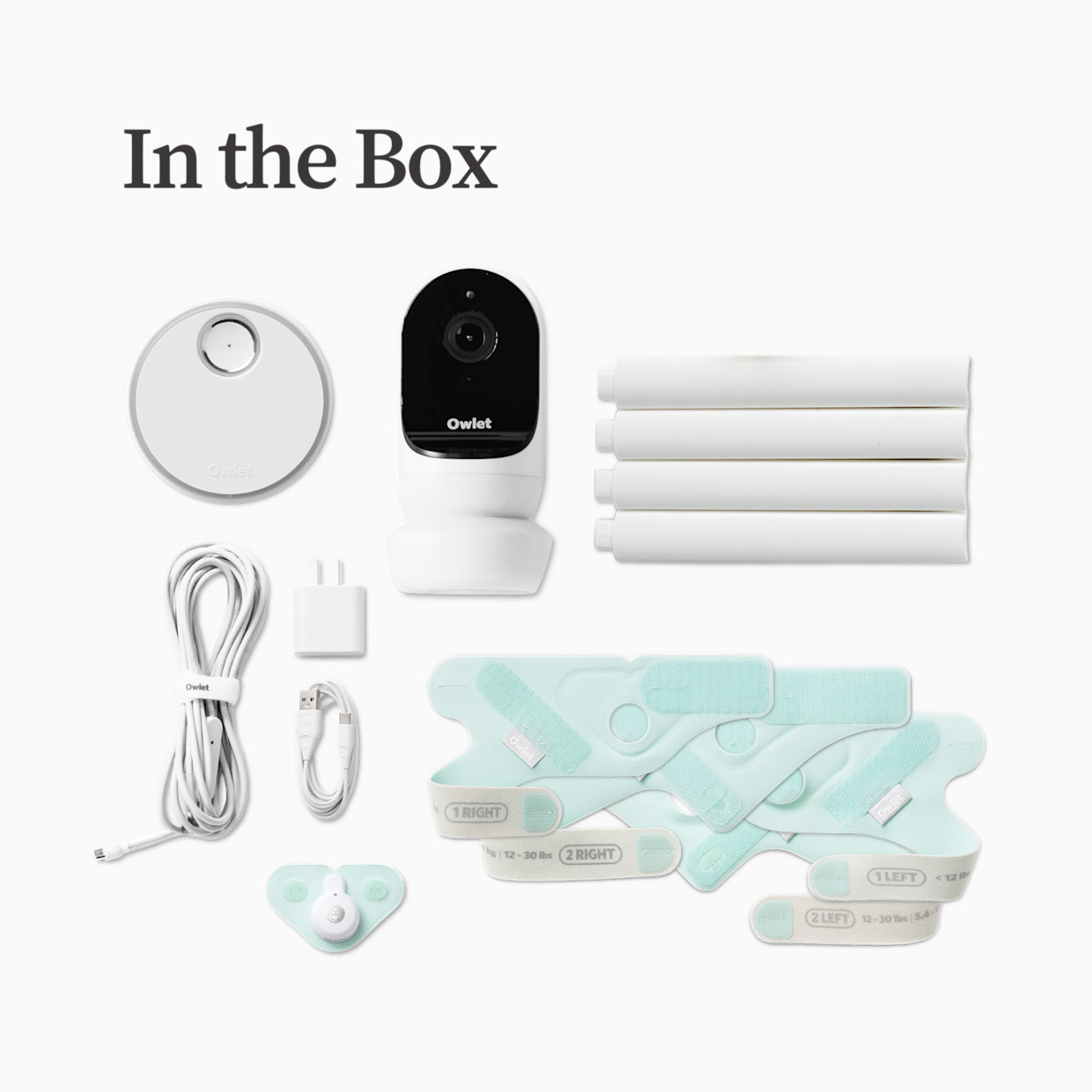 Owlet Dream Duo 2 Travel Bundle Smart Baby Monitor.