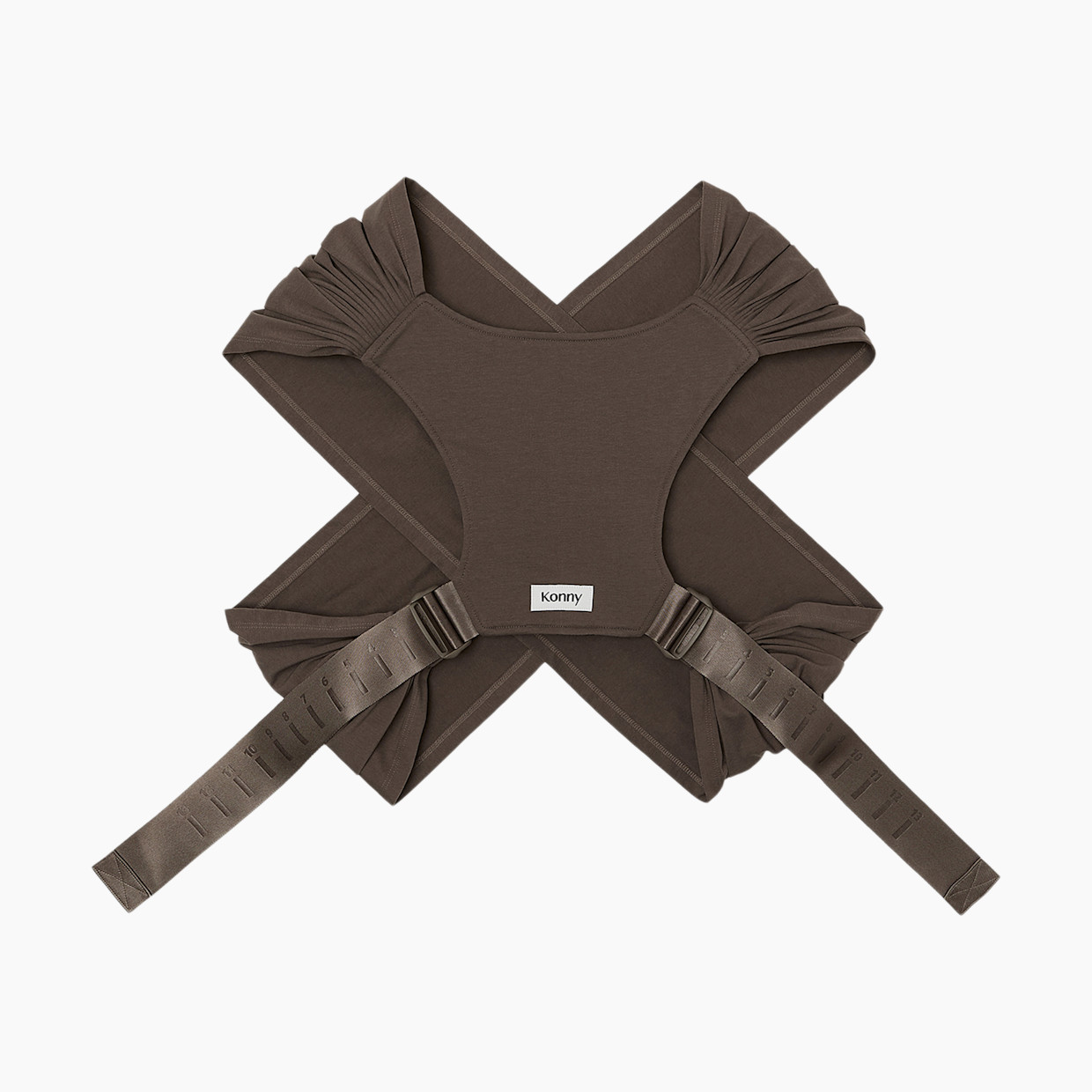 Konny Baby Wrap Carrier Flex SoftBreeze - Mocha, XS-XL.
