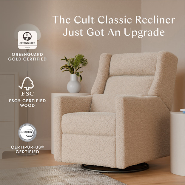 babyletto Kiwi Plus Power Recliner and Swivel Glider.
