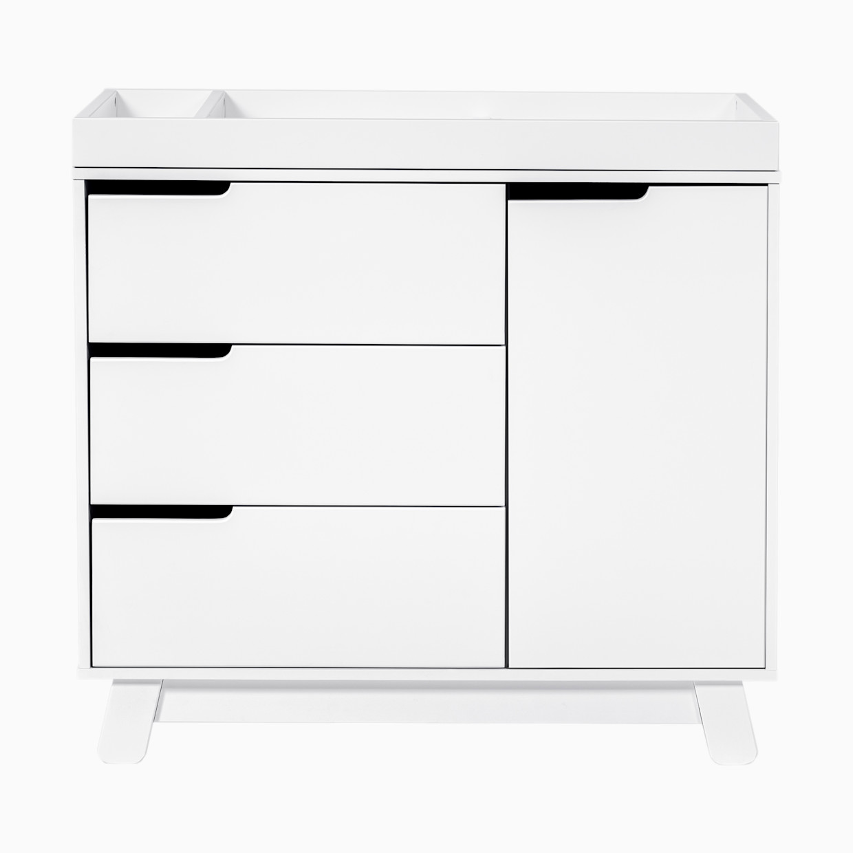 babyletto Hudson 3-Drawer Changer Dresser - White.