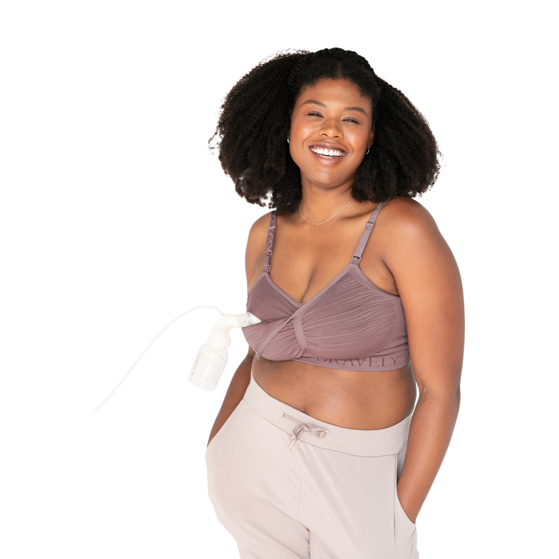 Kindred Bravely Sublime Hands Free Pumping Bra - Twilight, Medium.