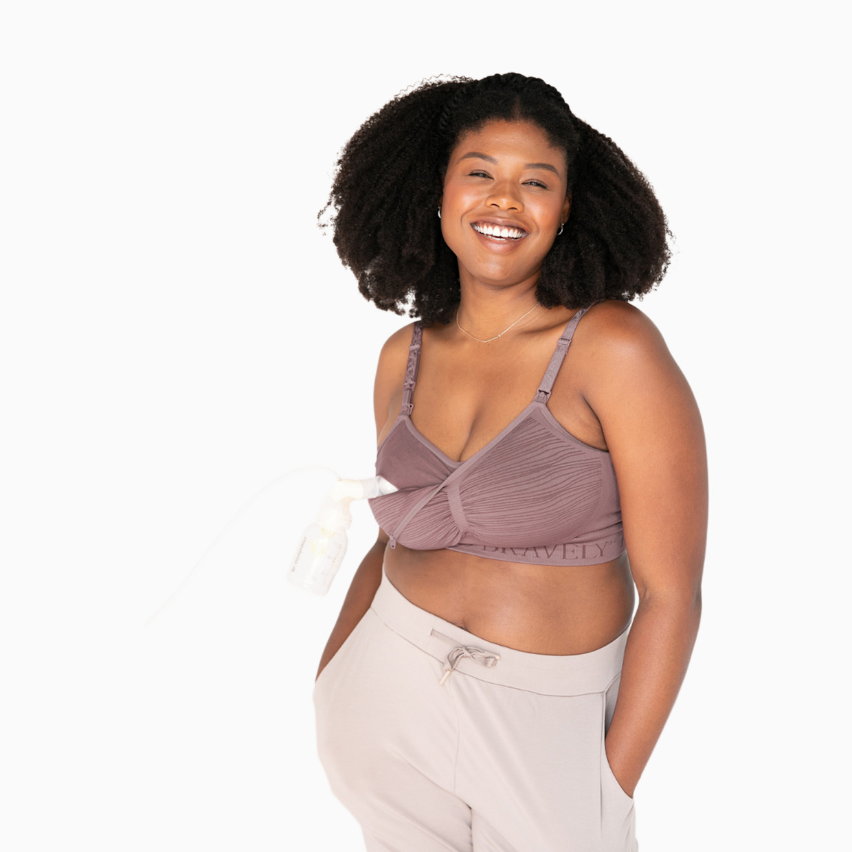 Kindred Bravely Sublime Hands Free Pumping Bra - Twilight, Medium.