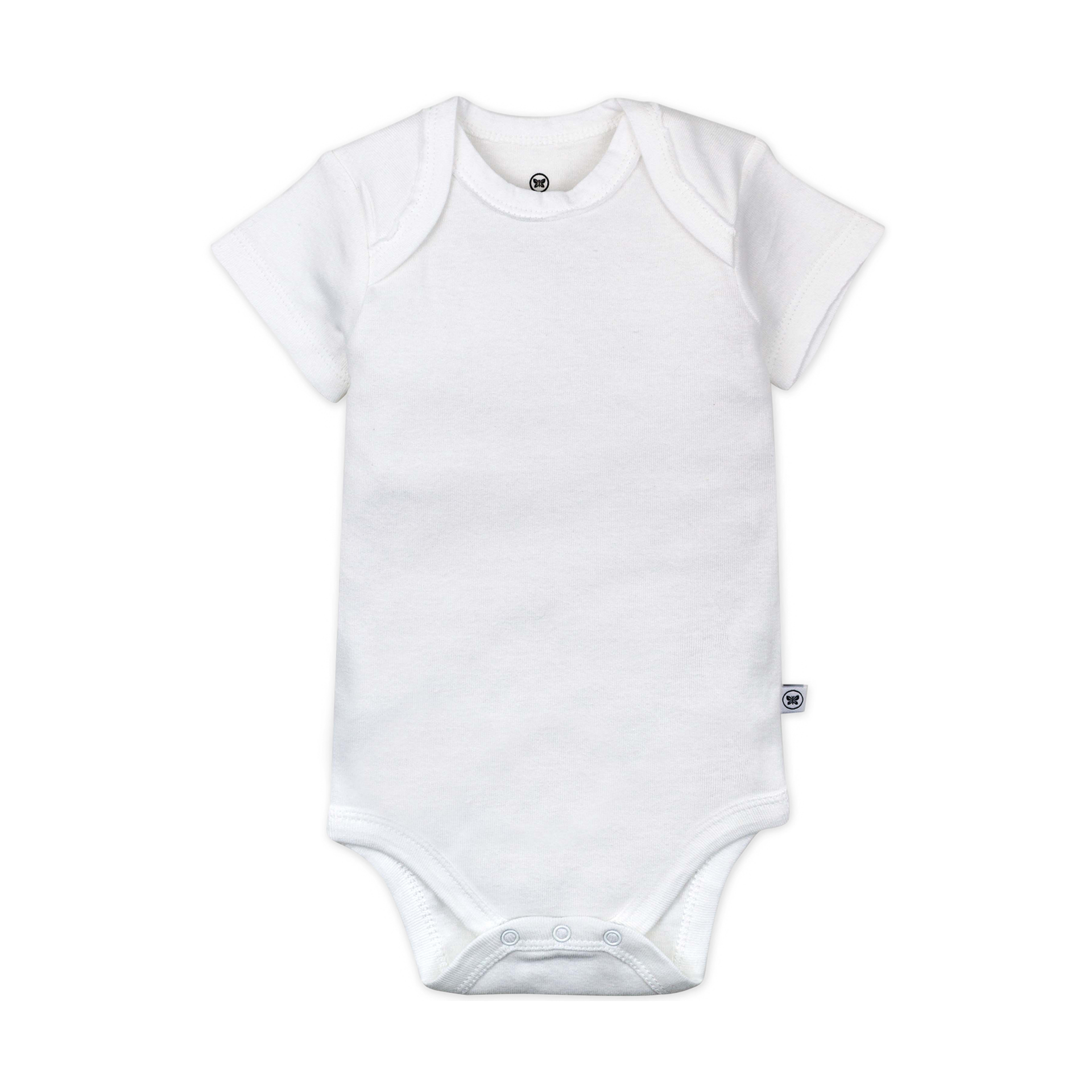 Honest Baby Clothing 5-Pack Organic Cotton Short Sleeve Bodysuits.