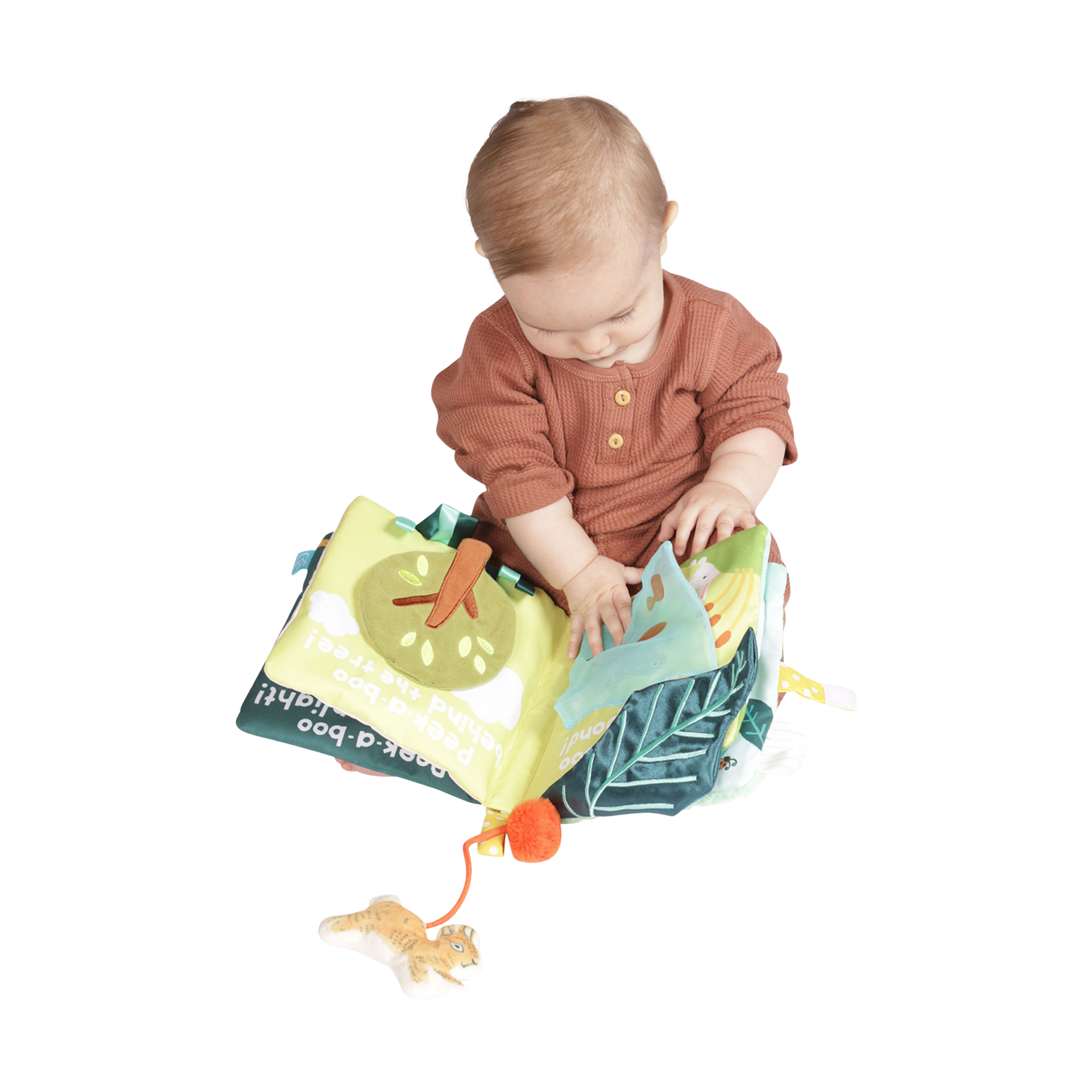 Manhattan Toy Soft Activity Crinkle Book - Fairytale/Peek A Boo Bunny.