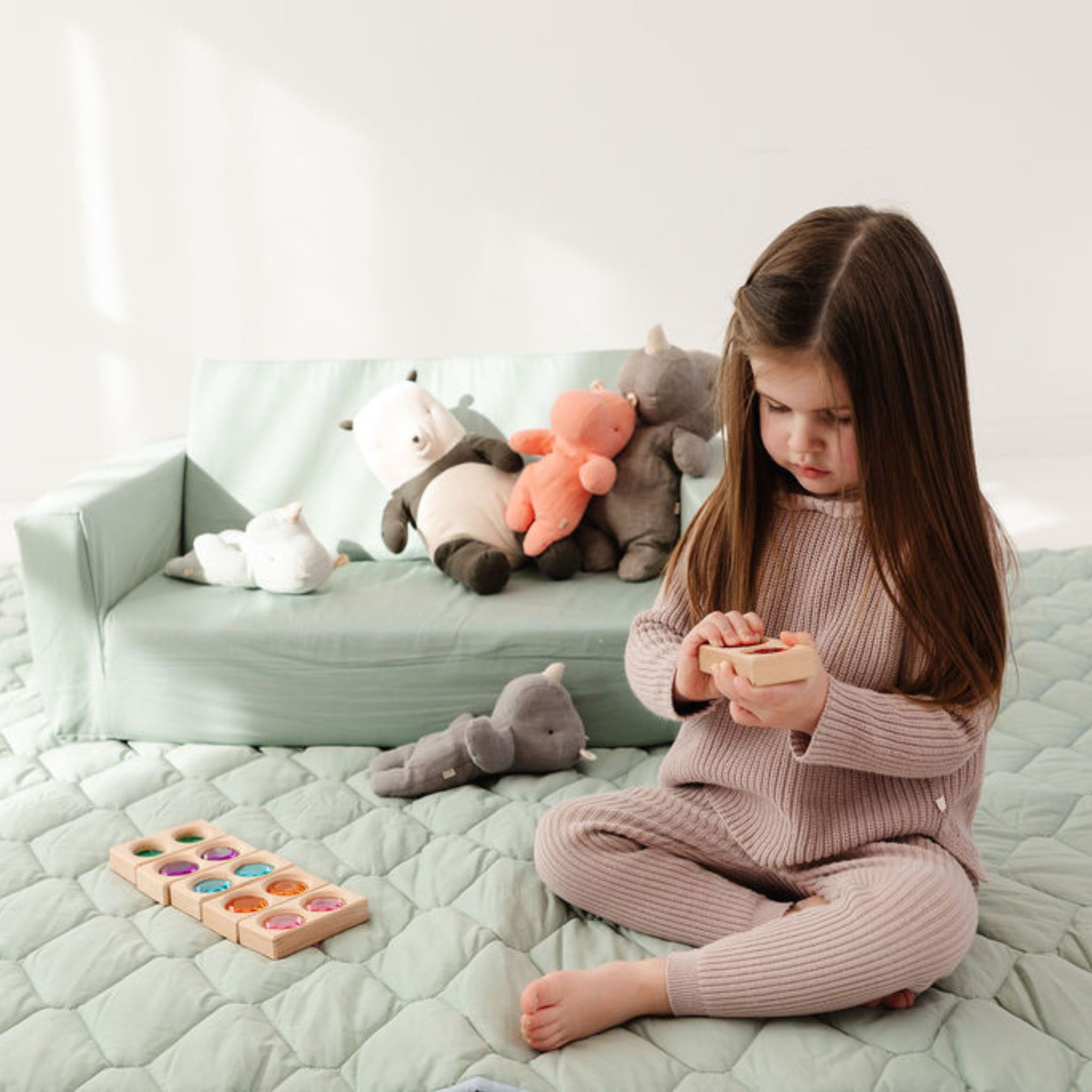 Toki Mats Picnic Blanket - Sage + Breeze | Babylist Shop
