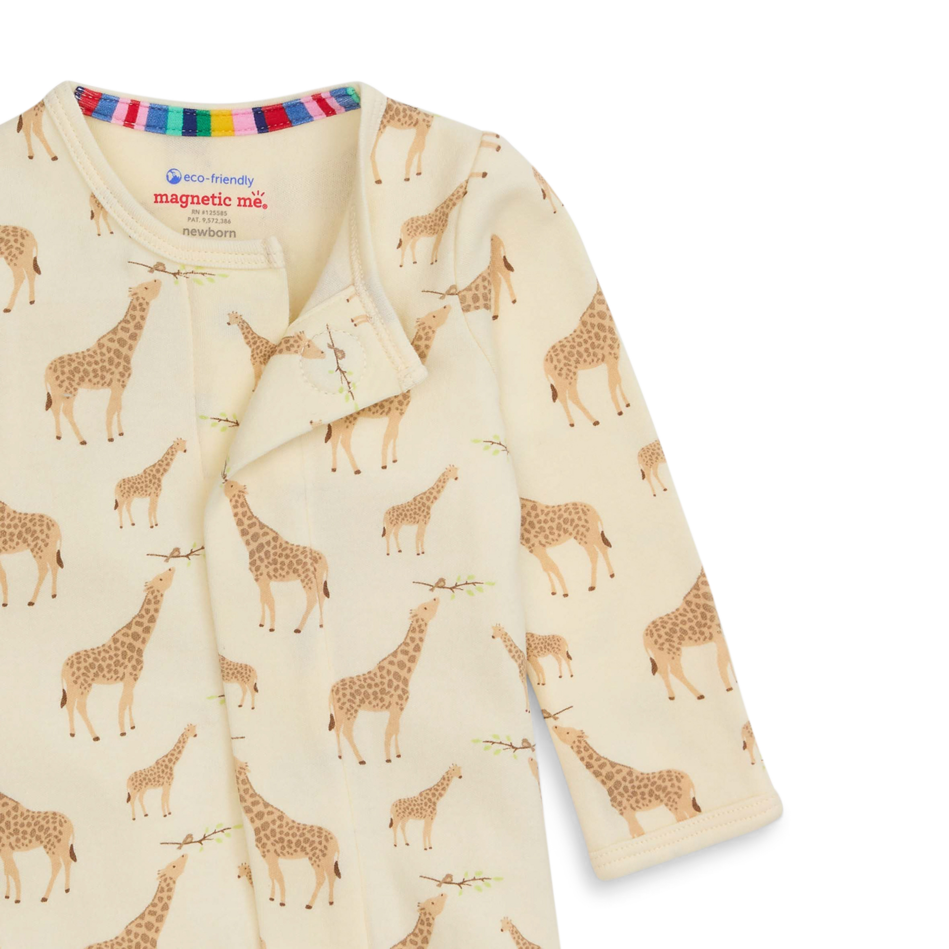 Magnetic Me Organic Cotton Footie.