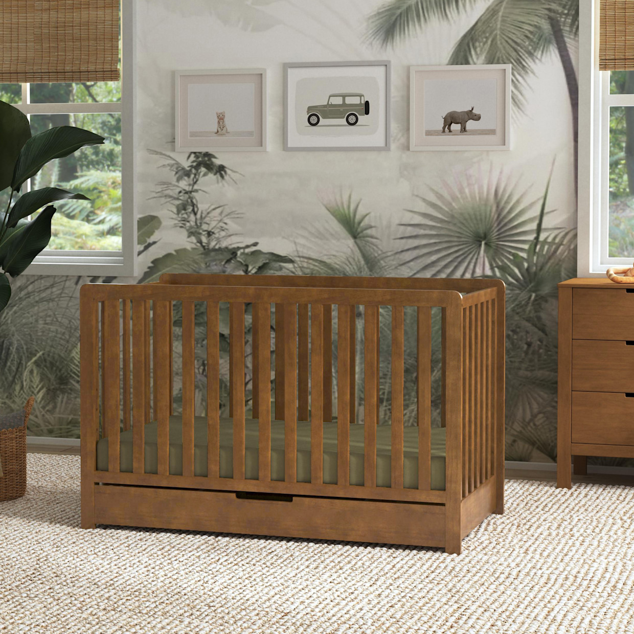 Carter's by daVinci Colby 4-in-1 Convertible Crib with Trundle Drawer ...