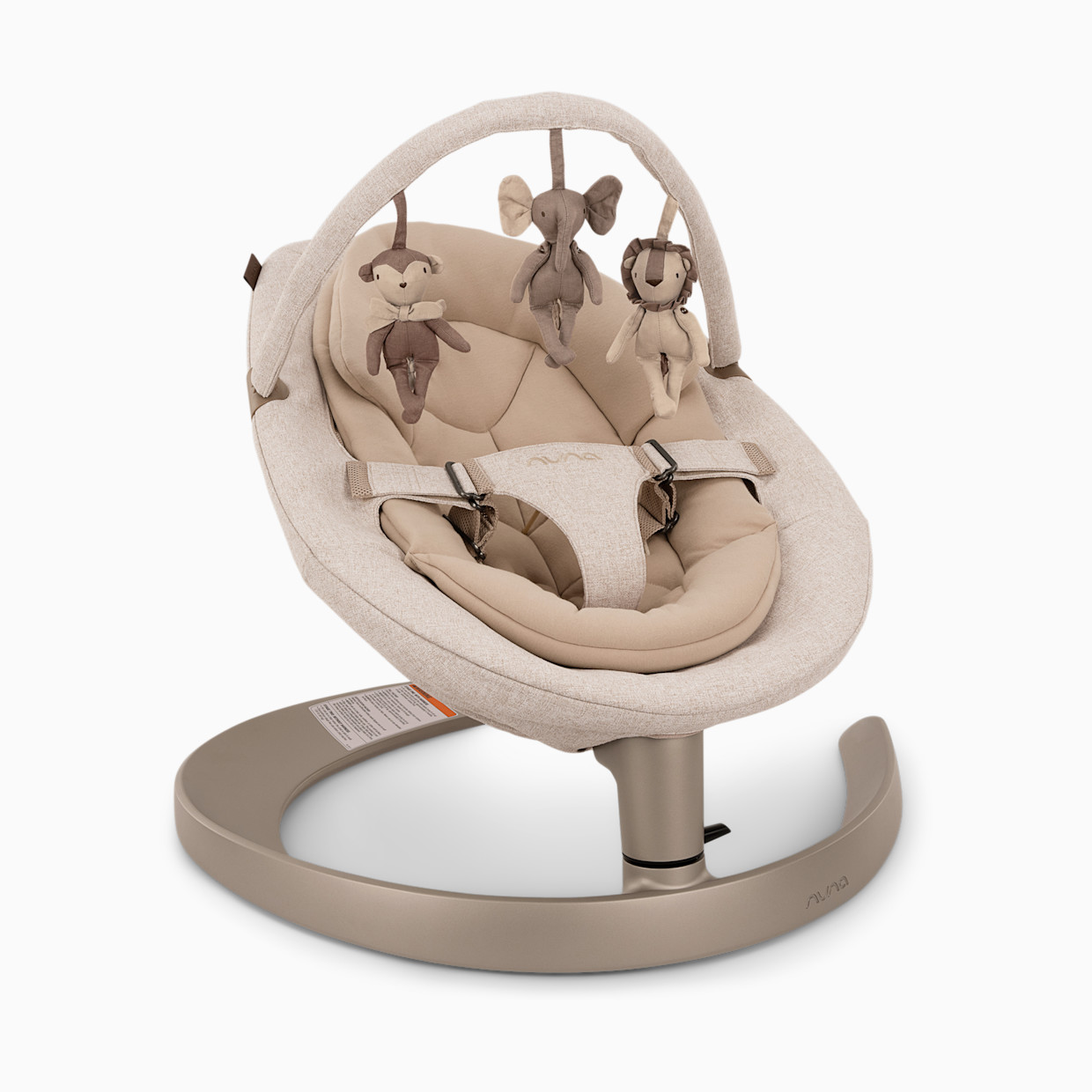 Nuna LEAF Grow Baby Seat & Rocker with Toy Bar - Macaron.
