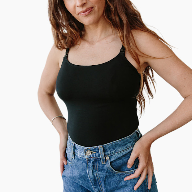 Storq Everyday Pumping & Nursing Tank - Black, Xs.