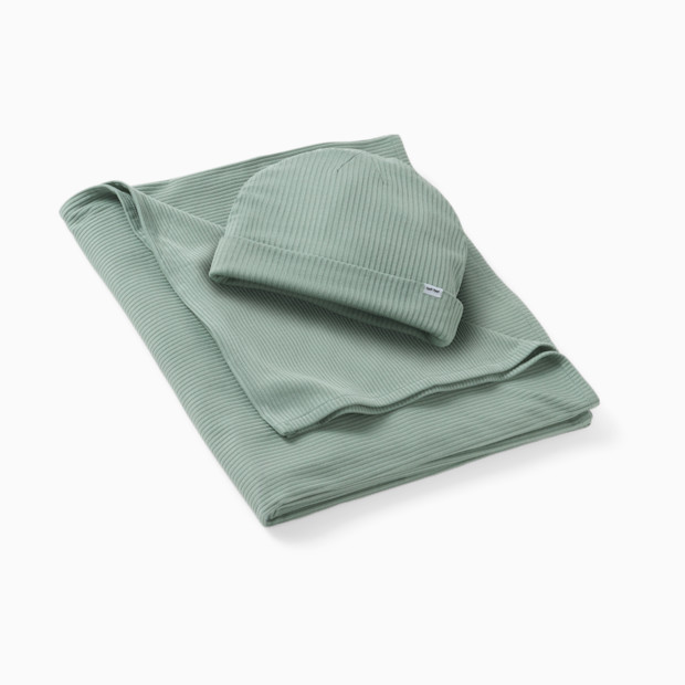 Little Sleepies Swaddle & Infant Beanie Set.