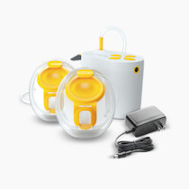 Medela Pump in Style Plug-in Breast Pump, Wearable in-Bra Collection Cups, Easy to Clean, Hospital Performance Breastpump