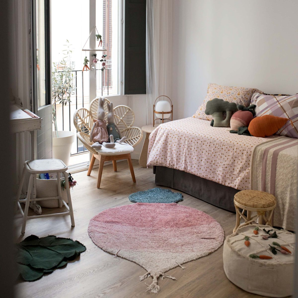 Lorena Canals Ramona the Radish Washable Rug - 3' 3" X 4' 11".