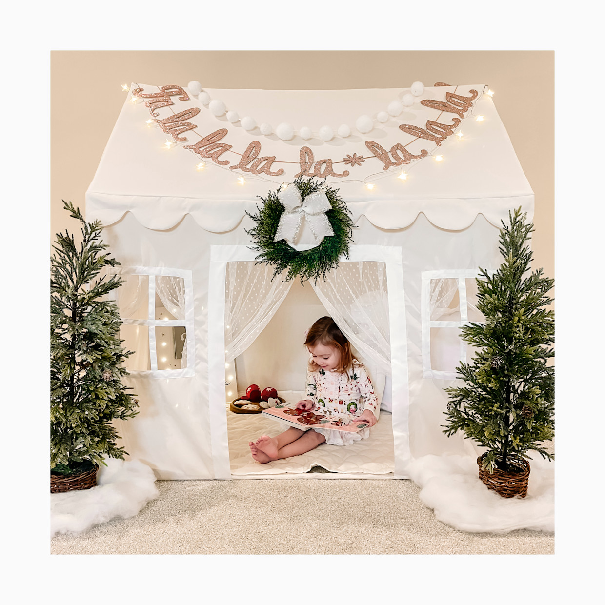 Tiny Land Natural Cream Playhouse.