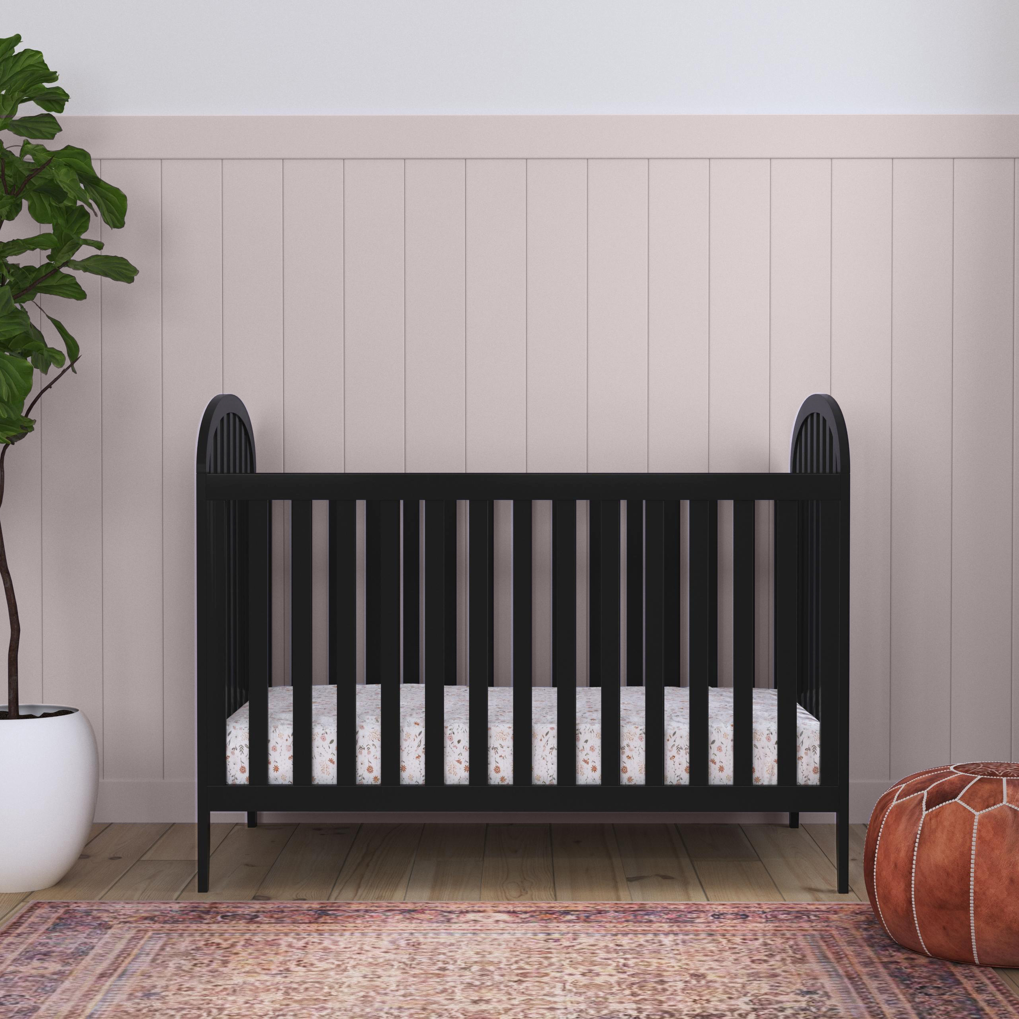daVinci Beau 3-in-1 Convertible Crib - Ebony.