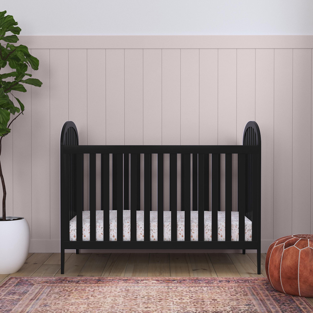 daVinci Beau 3-in-1 Convertible Crib - Ebony.