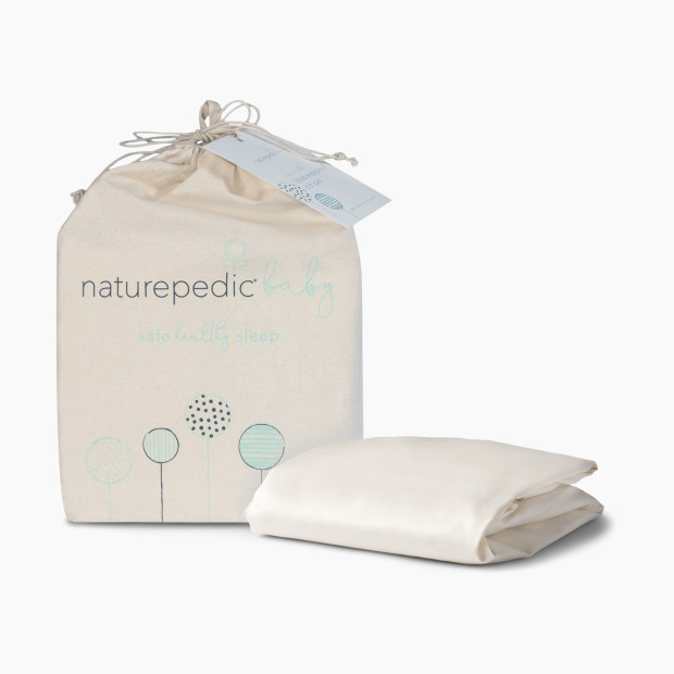Naturepedic Organic Crib Sheet - White.