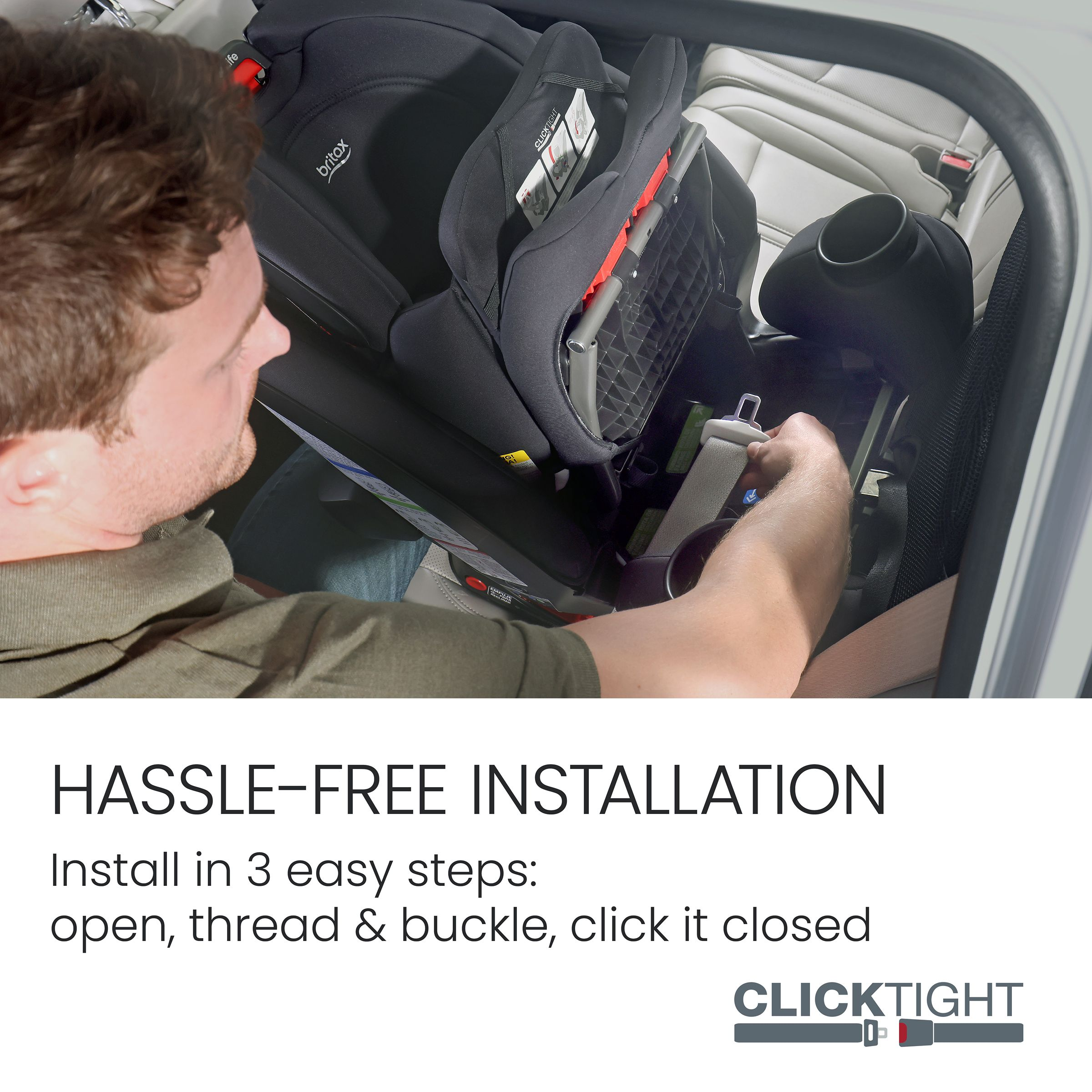 Britax One4Life ClickTight All-In-One Car Seat - Parchment.