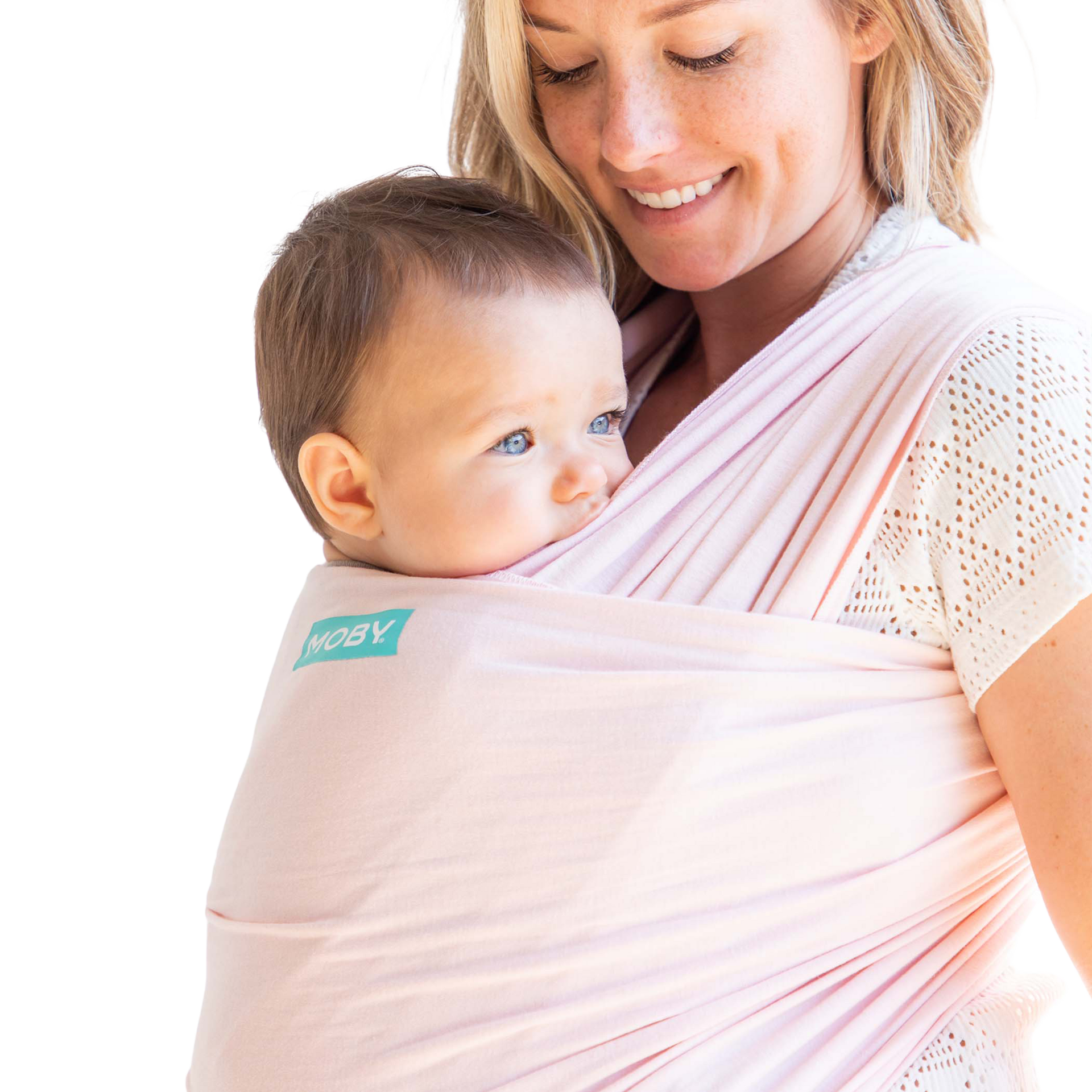 Moby Classic Wrap Carrier - Rose Quartz.