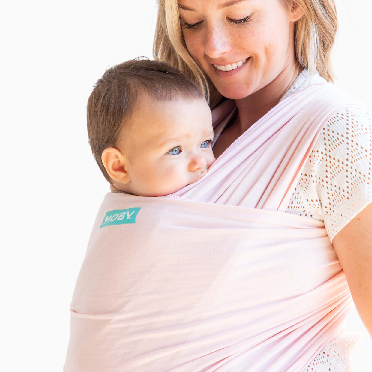 Moby Classic Wrap Carrier - Rose Quartz.