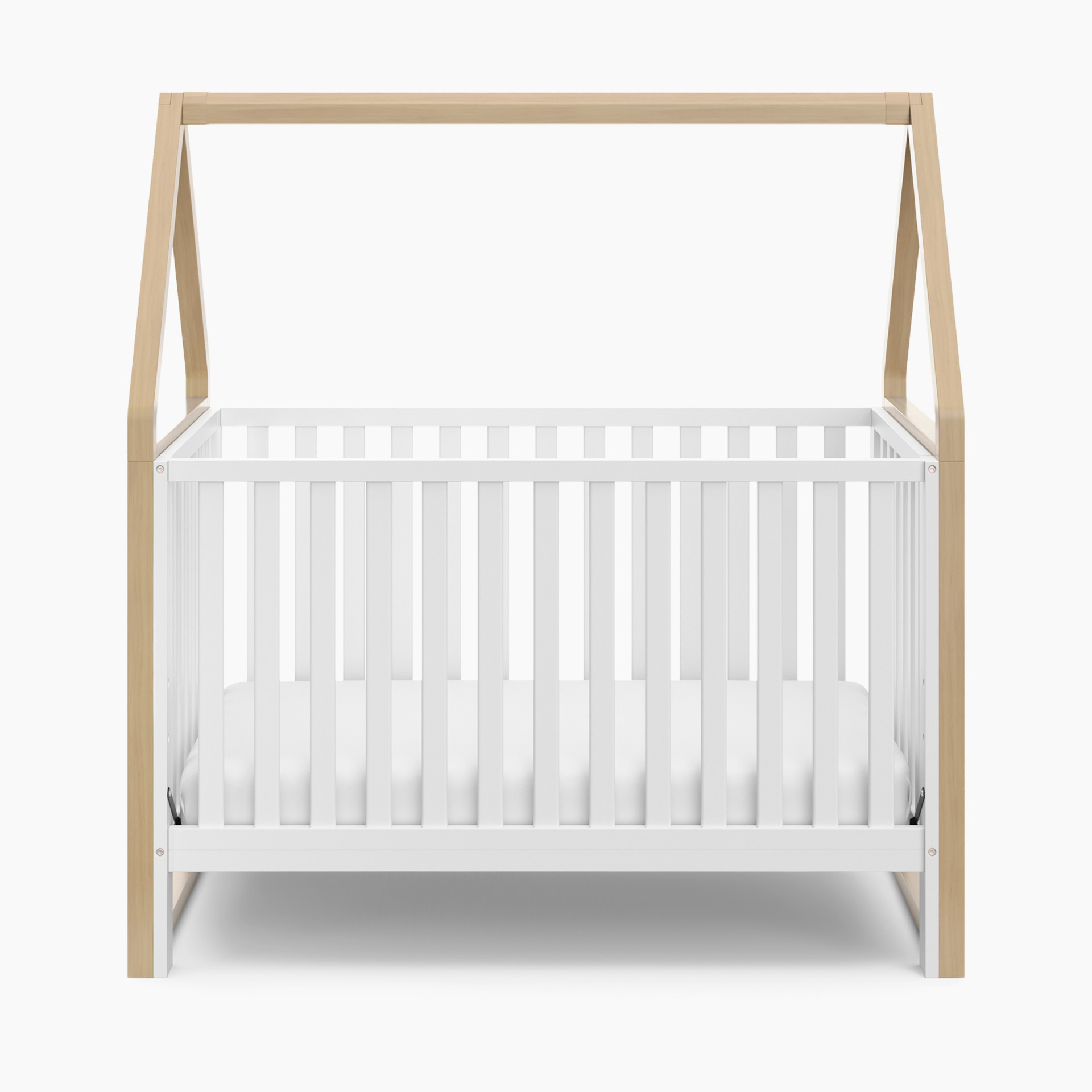 Storkcraft Orchard 5 in 1 Convertible Crib White Driftwood Babylist Shop