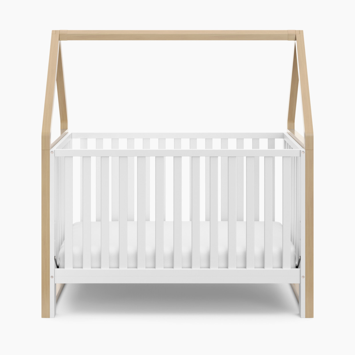 Storkcraft Orchard 5-in-1 Convertible Crib - White/Driftwood.