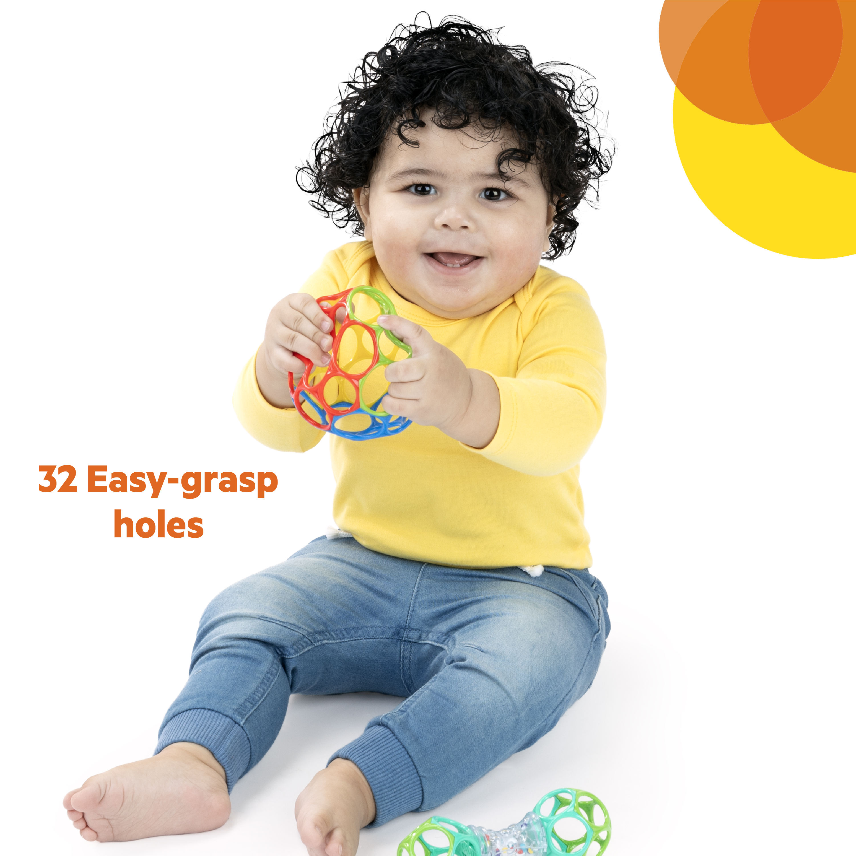 Bright Starts Grasp the Day Easy-Grasp Ball Gift Set.