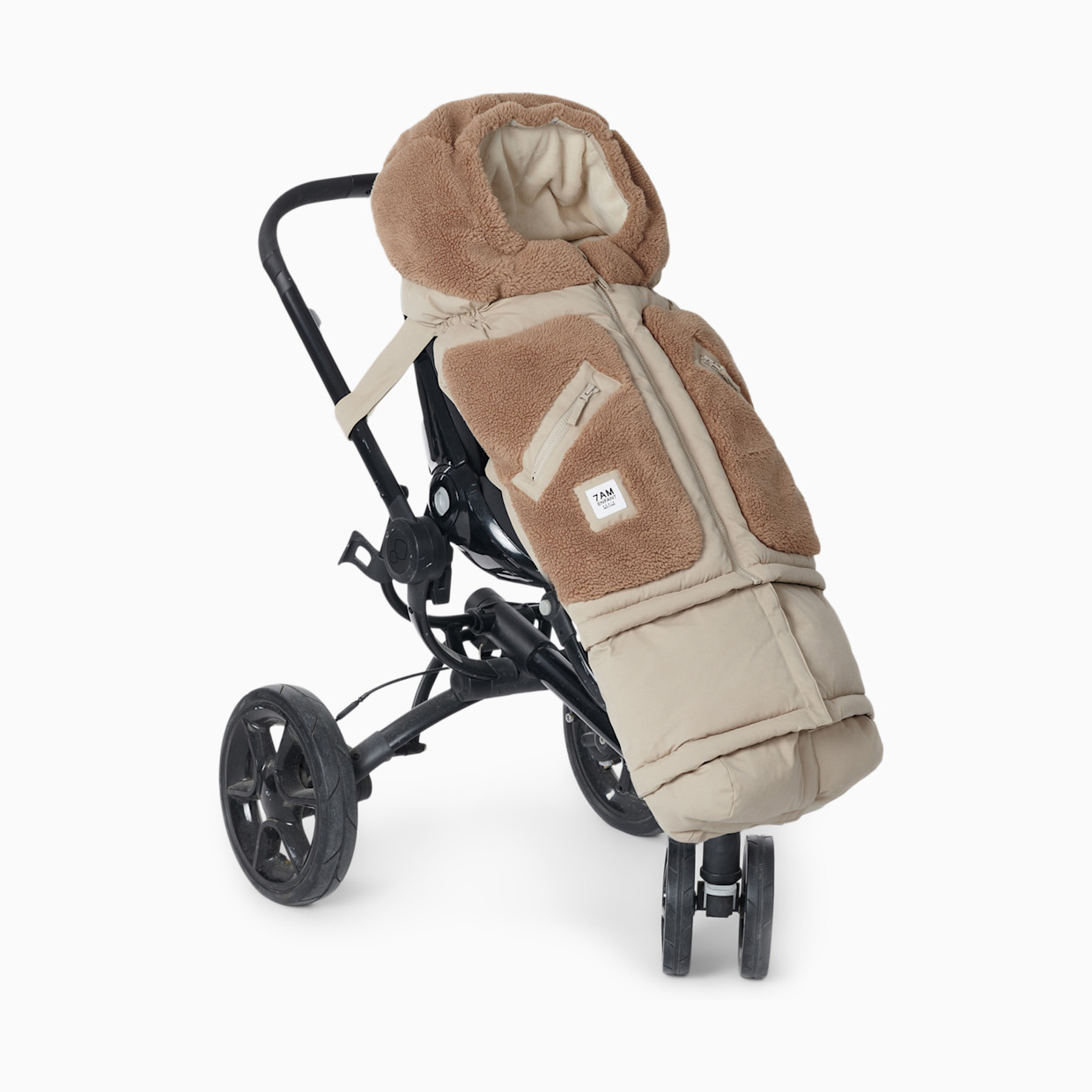 7AM Enfant Blanket 212 - Oat/Cacao, Cappuccino, 6 M-4 T.