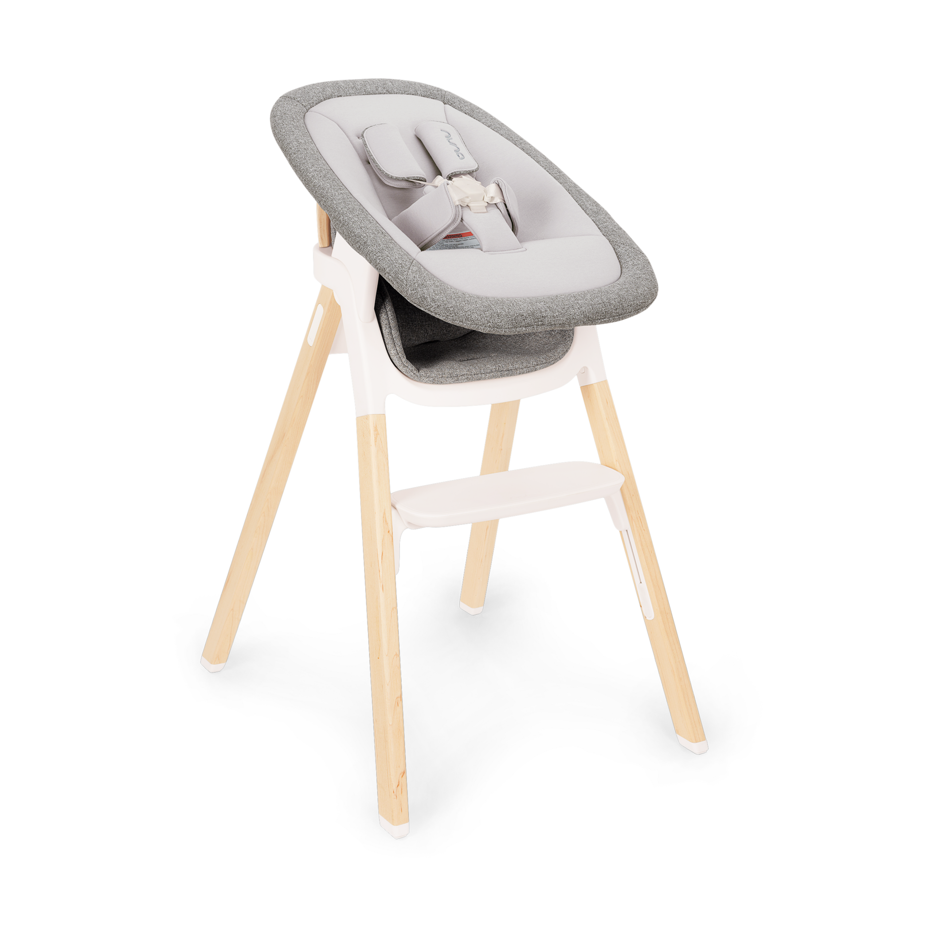 Nuna BRYN High Chair + Newborn Rocker - Heritage.