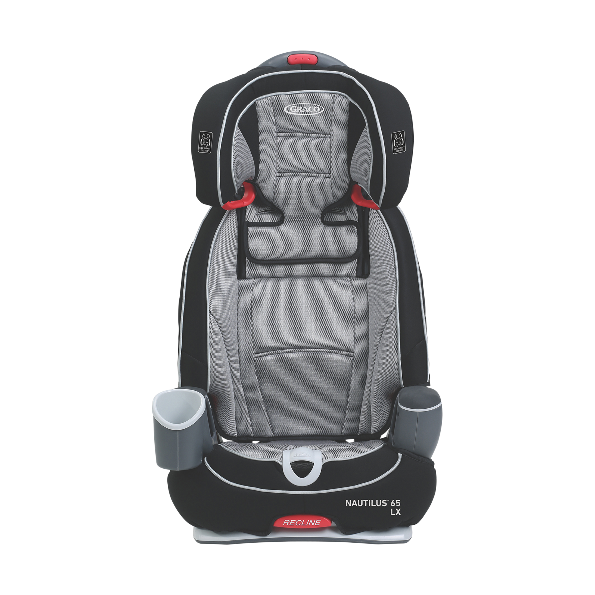 how to adjust the straps on a graco nautilus 65 car seat