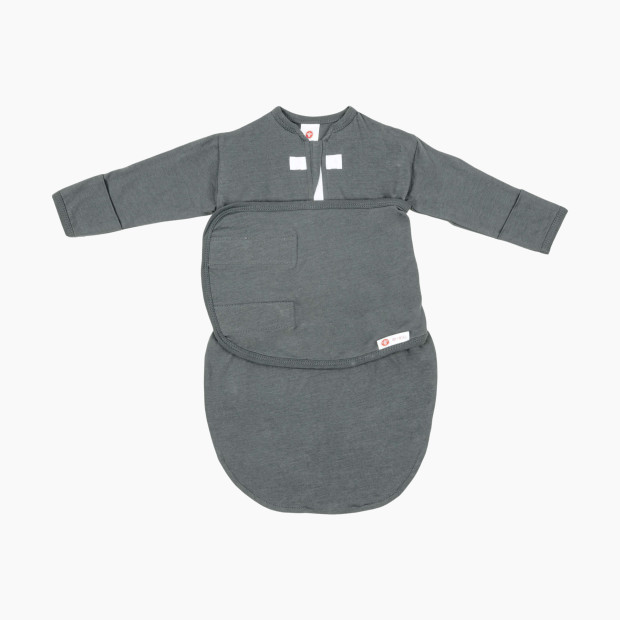 Embe Babies Long Sleeve Swaddle Sack - Charcoal, Newborn 6-14lbs.