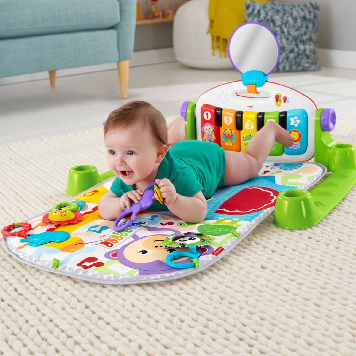 fisher price baby gym piano
