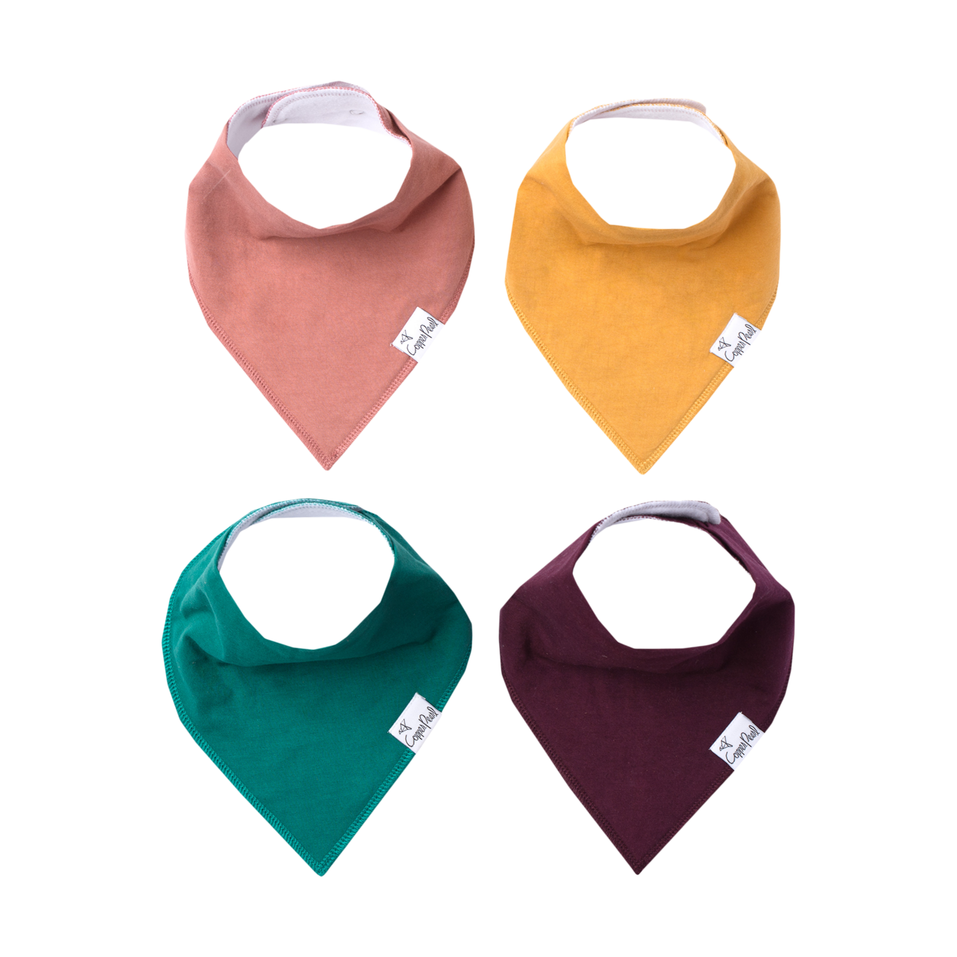 copper pearl individual bibs