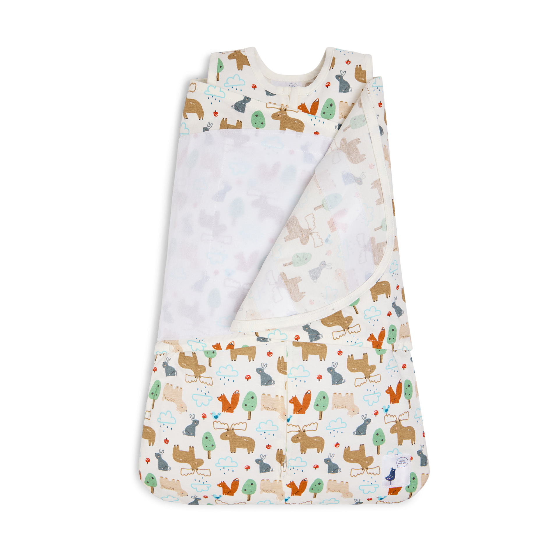 Small Story Organic Cotton Wearable Swaddle.