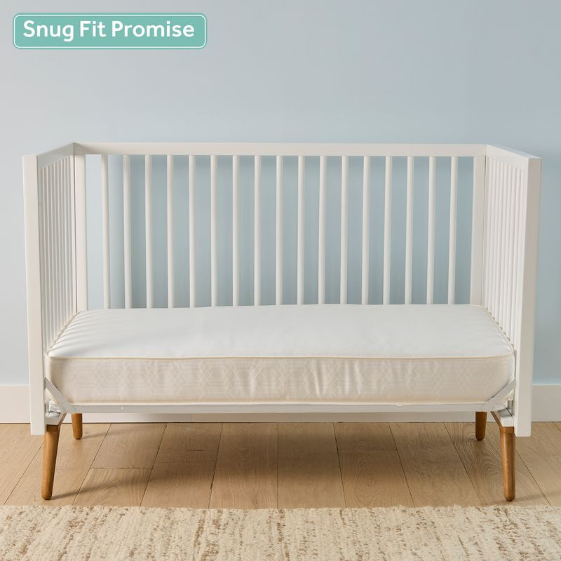 Sealy Posturepedic Grace 2-Stage Crib Mattress - White.