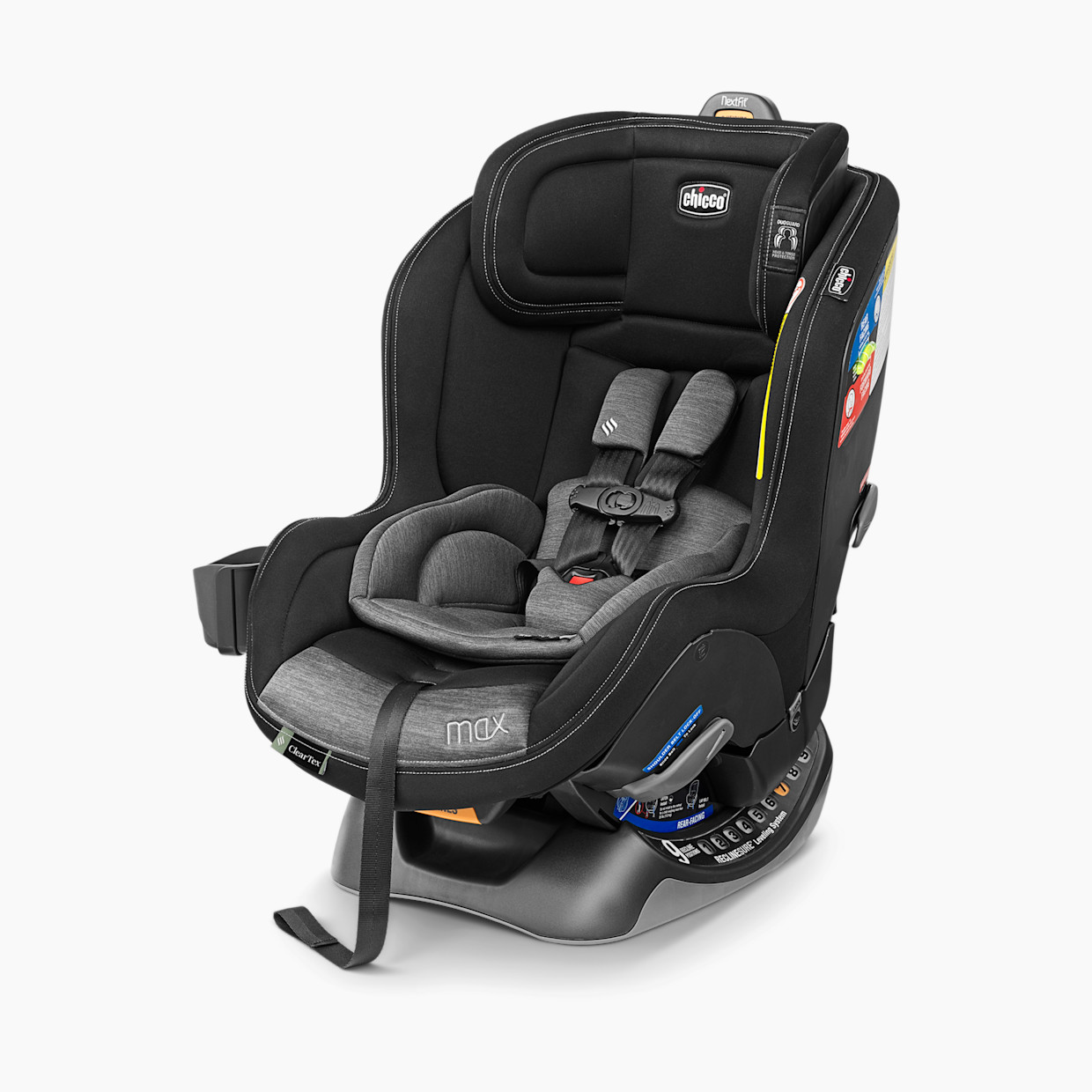 Chicco NextFit Max ClearTex Convertible Car Seat Shadow