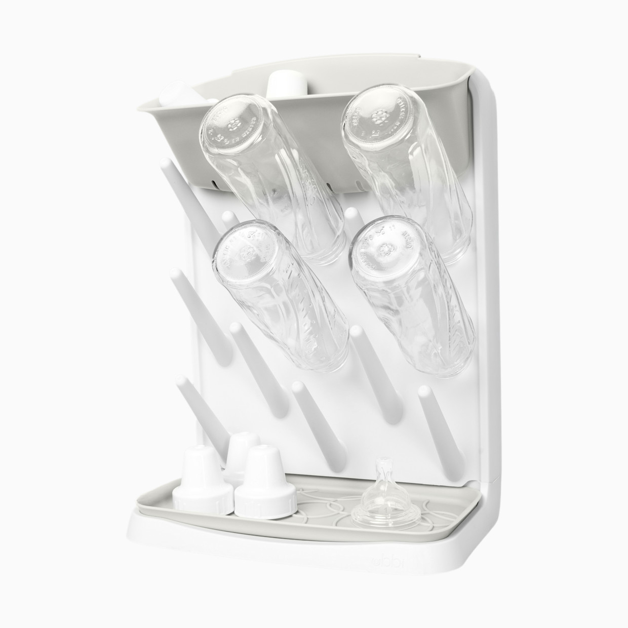 Ubbi Vertical Bottle Drying Rack - Oat.