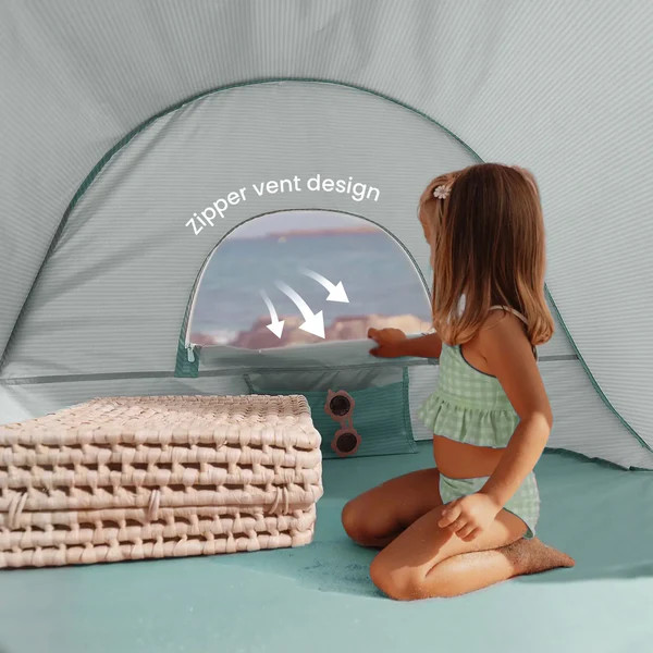Tiny Land One-Stop Beach Toy & Tent Set - Sea Blue.