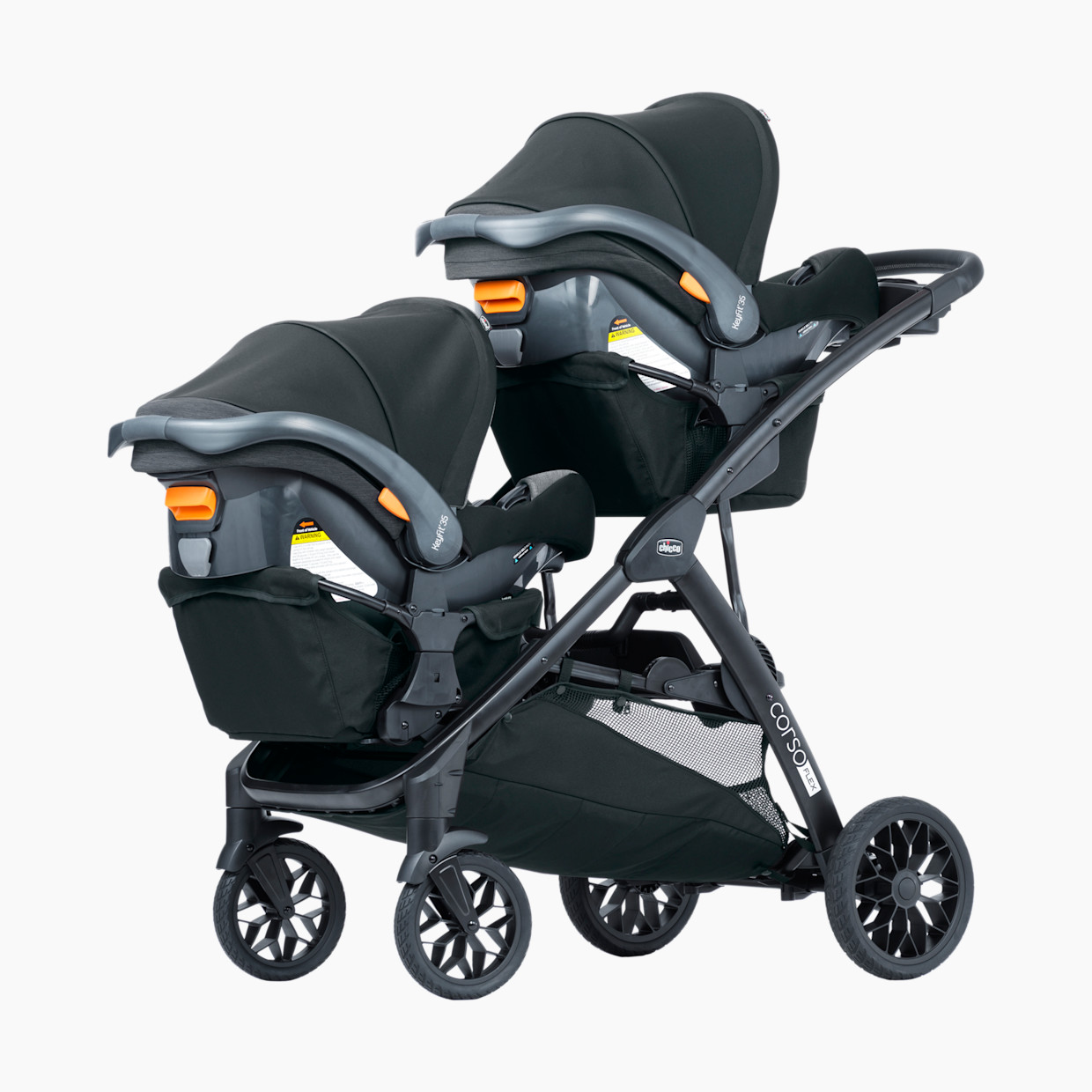 Chicco Corso Flex Infant Car Seat Adapter/Basket - Black.