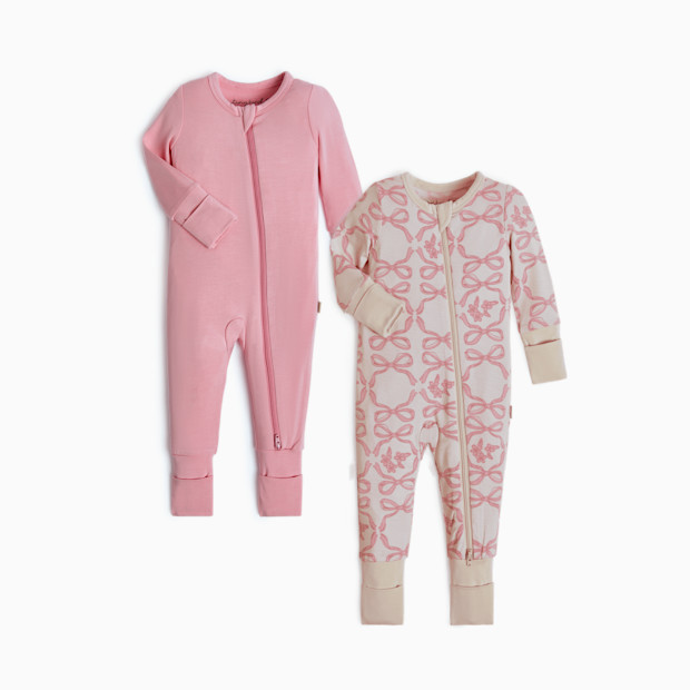 Tiny Kind Bamboo Viscose Convertible Footie (2 Pack).