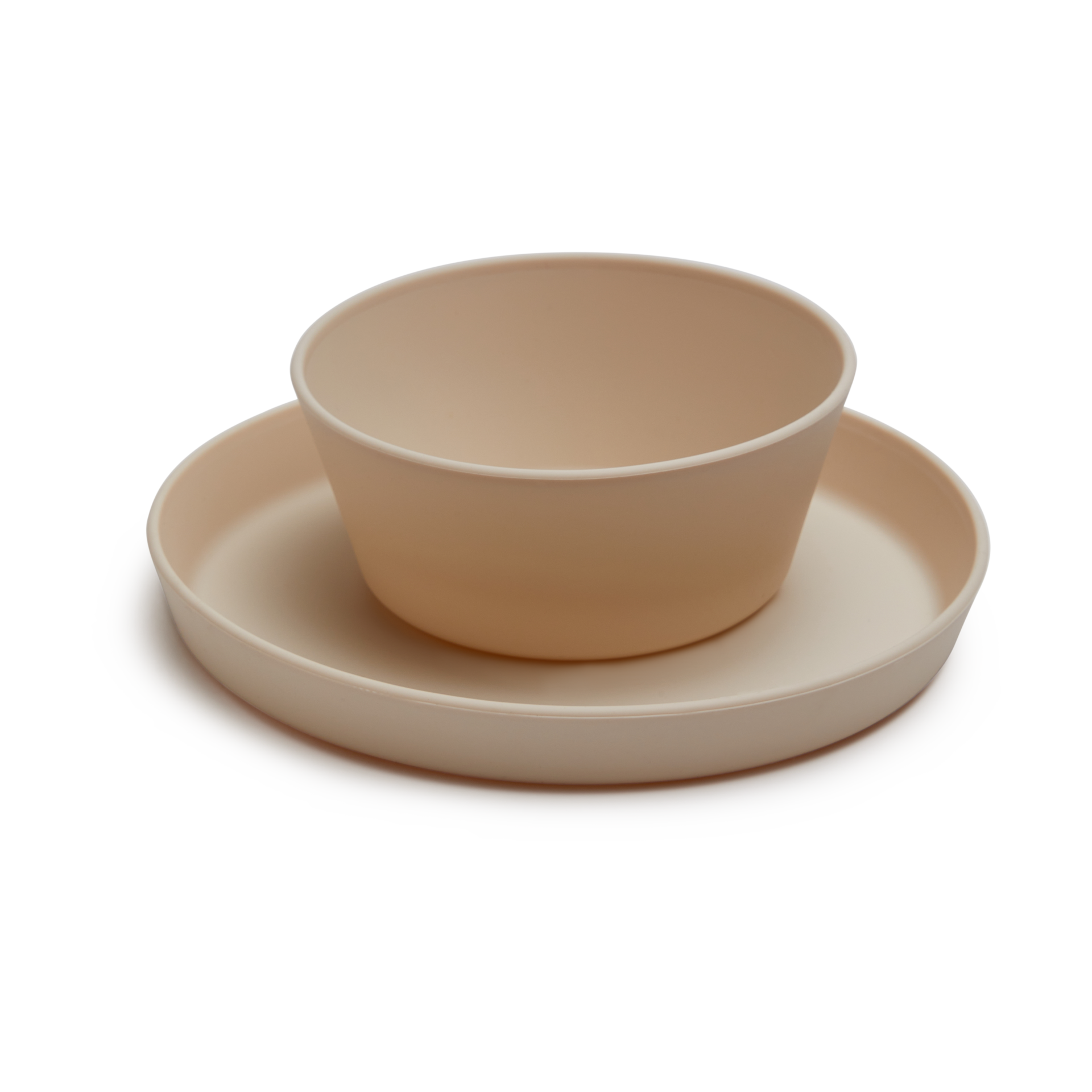 AEIOU Toddler Bowl & Plate Set Oat Babylist Shop