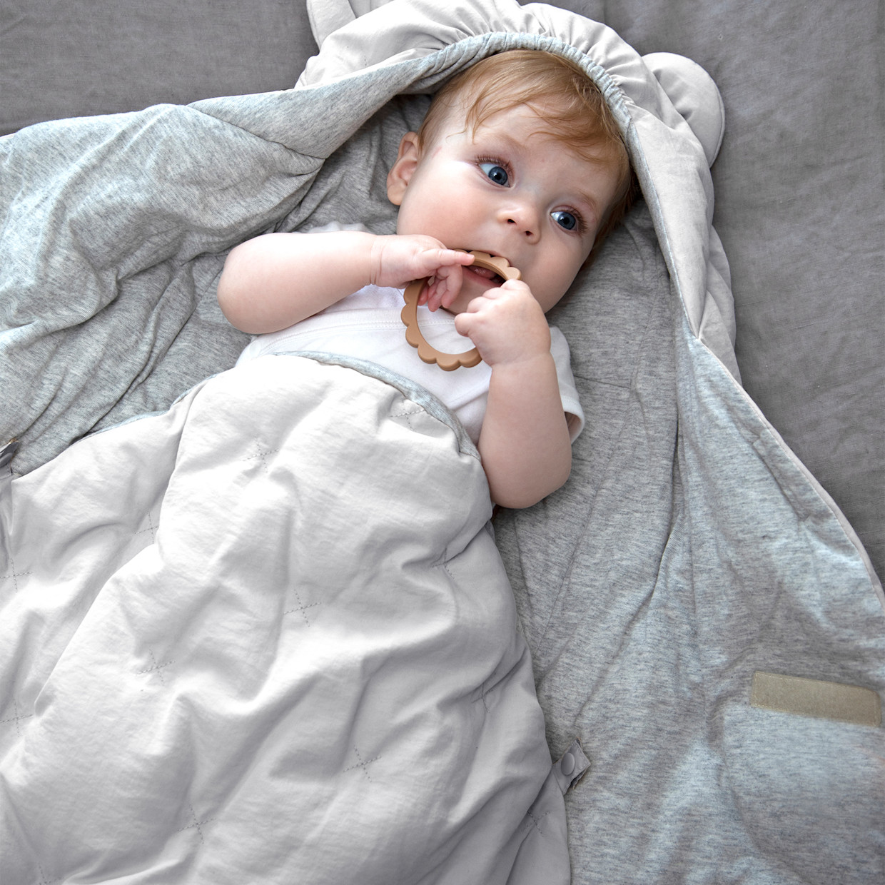 7AM Enfant NidoBebe Infant Wrap - Pearl, 0-6 M.