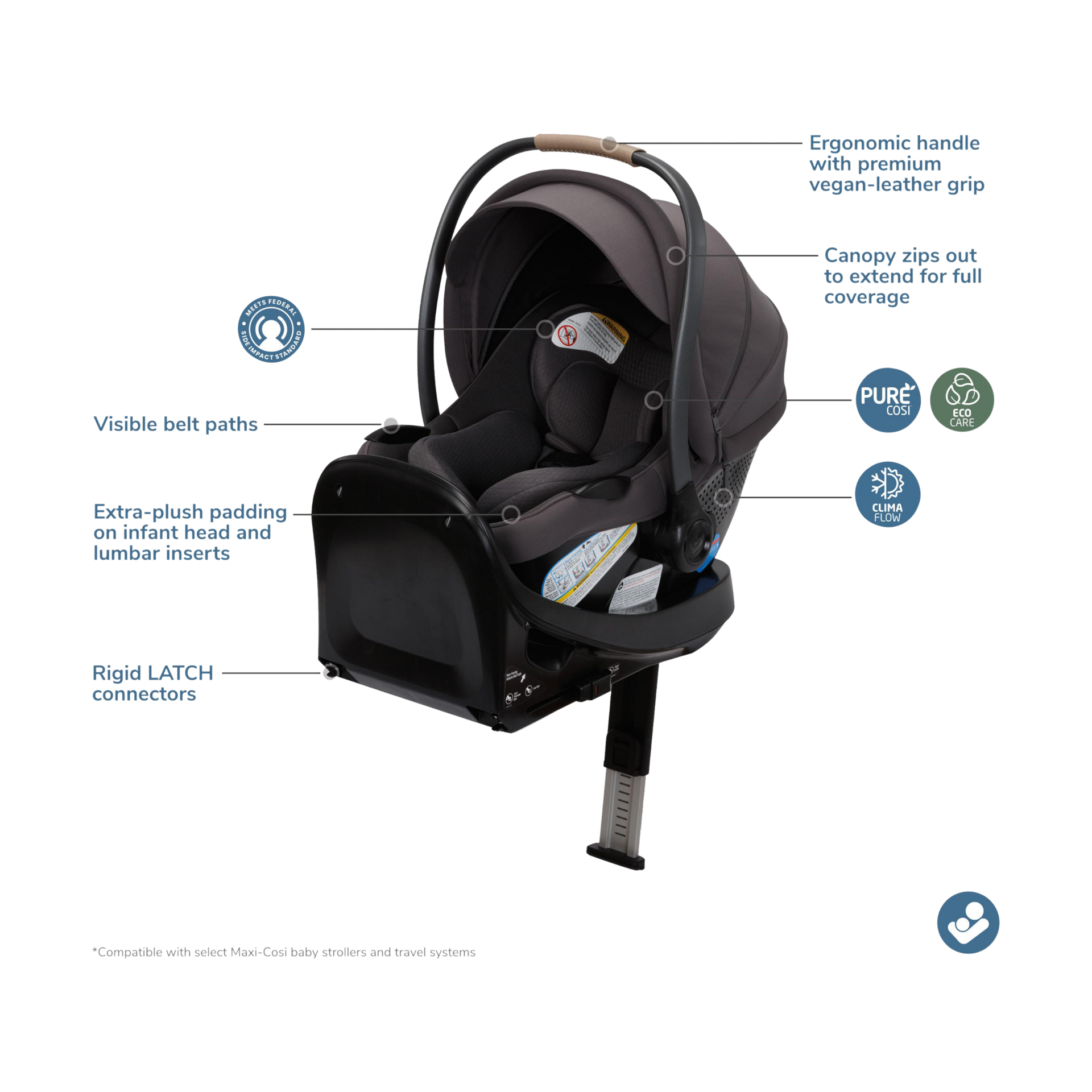 Maxi-Cosi Ambra Infant Car Seat - Escargot.