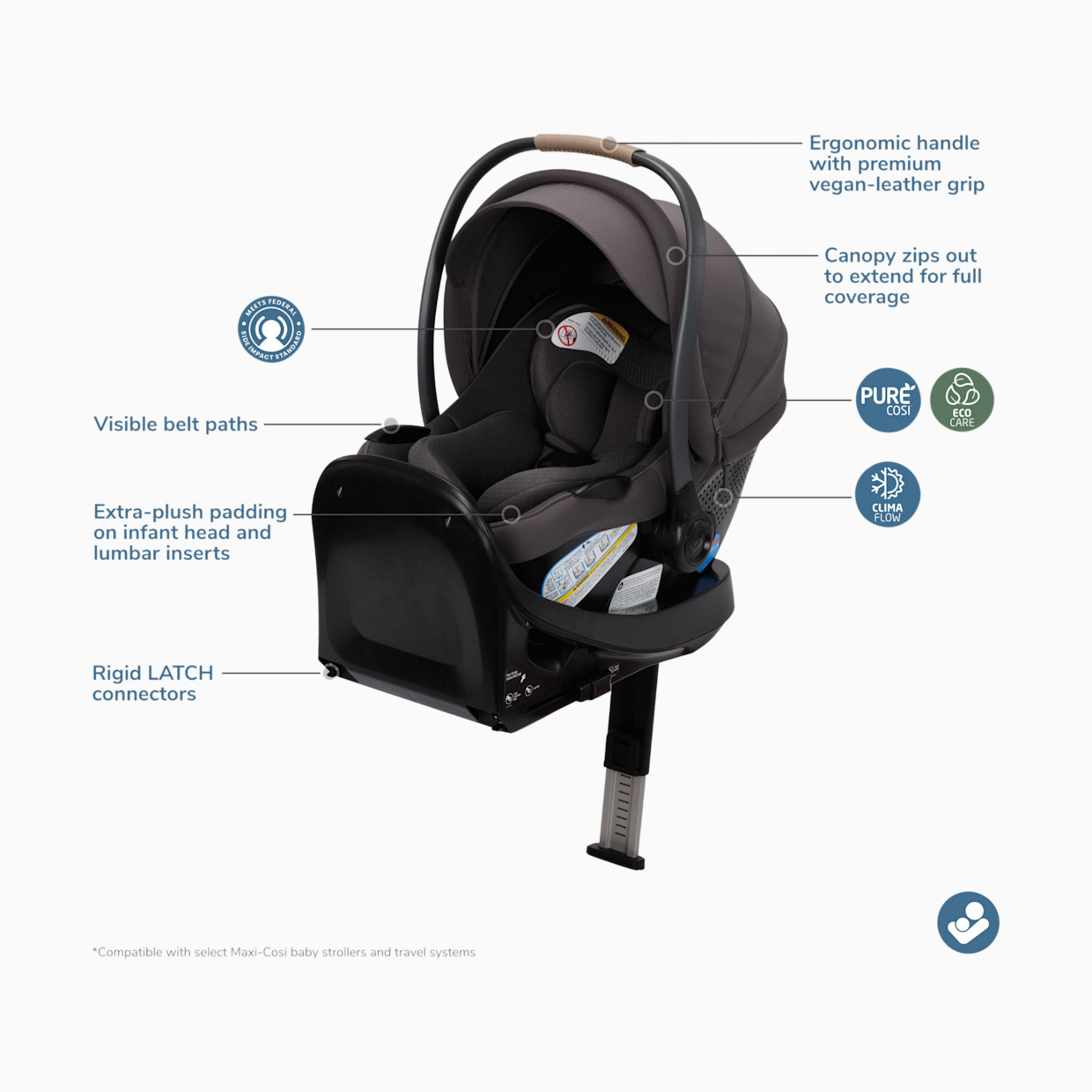 Maxi-Cosi Ambra Infant Car Seat - Escargot.